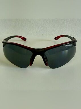 Ryders Unisex Red and Black Biking Sport Sunglasses